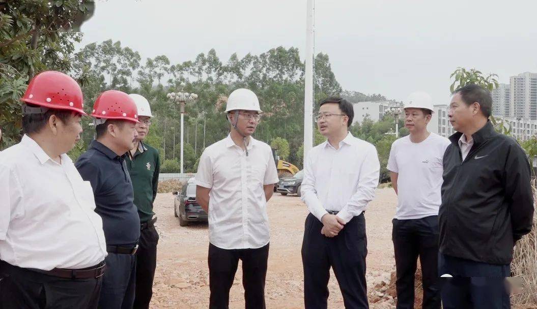 张润槐调研园区项目建设_宜章县