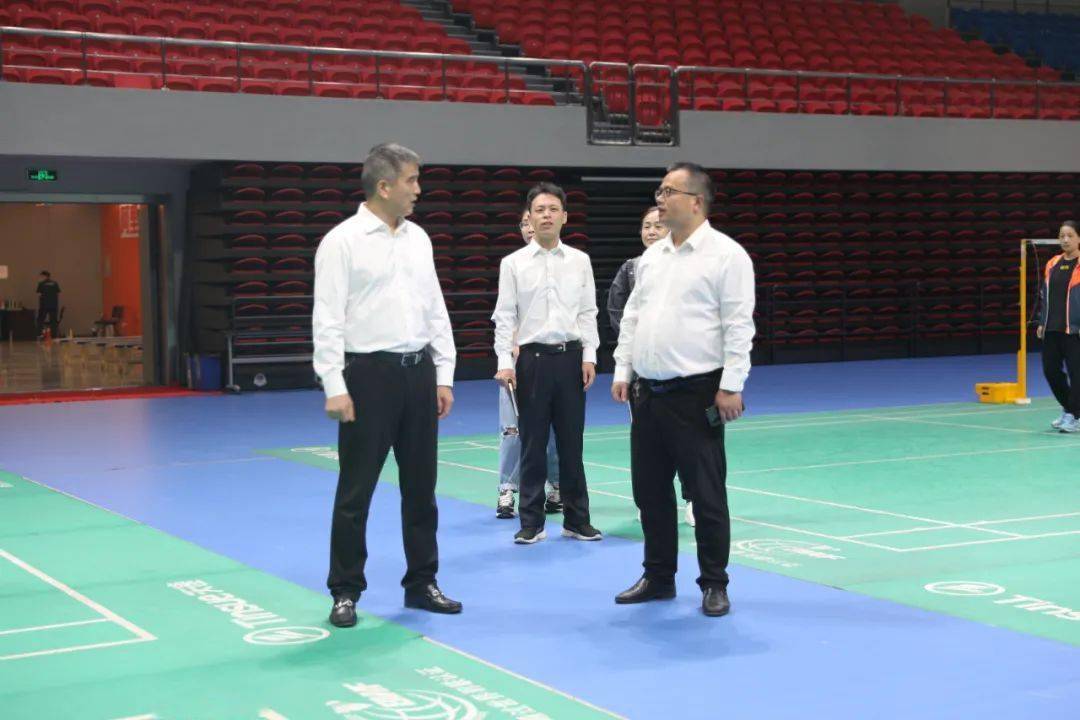 钱勇军调研市奥体中心及检查场馆安全生产工作