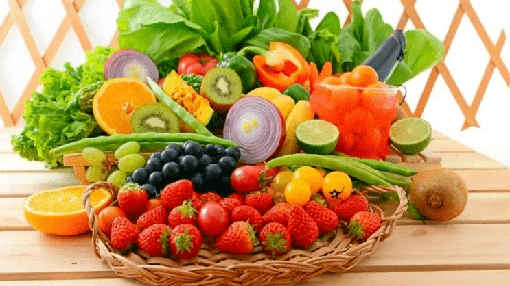 多吃新鲜蔬菜和水果