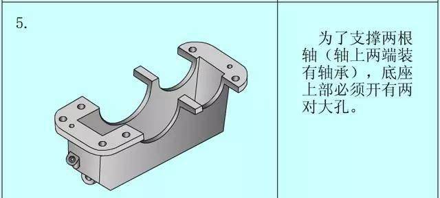 4 零件结构分析的示例2我们分析它各个特征的作用,以及设计思路.