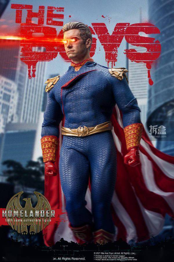 staracetoys黑袍纠察队祖国人homelander16可动人偶