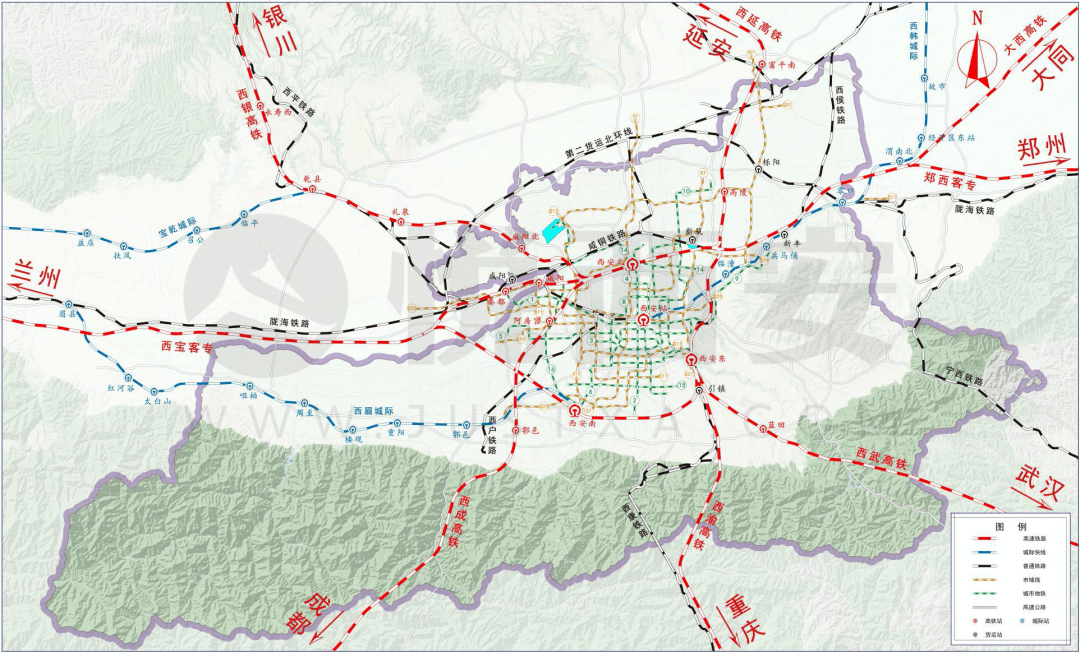 十四五交通规划发布西安剑指轨道交通上的都市圈