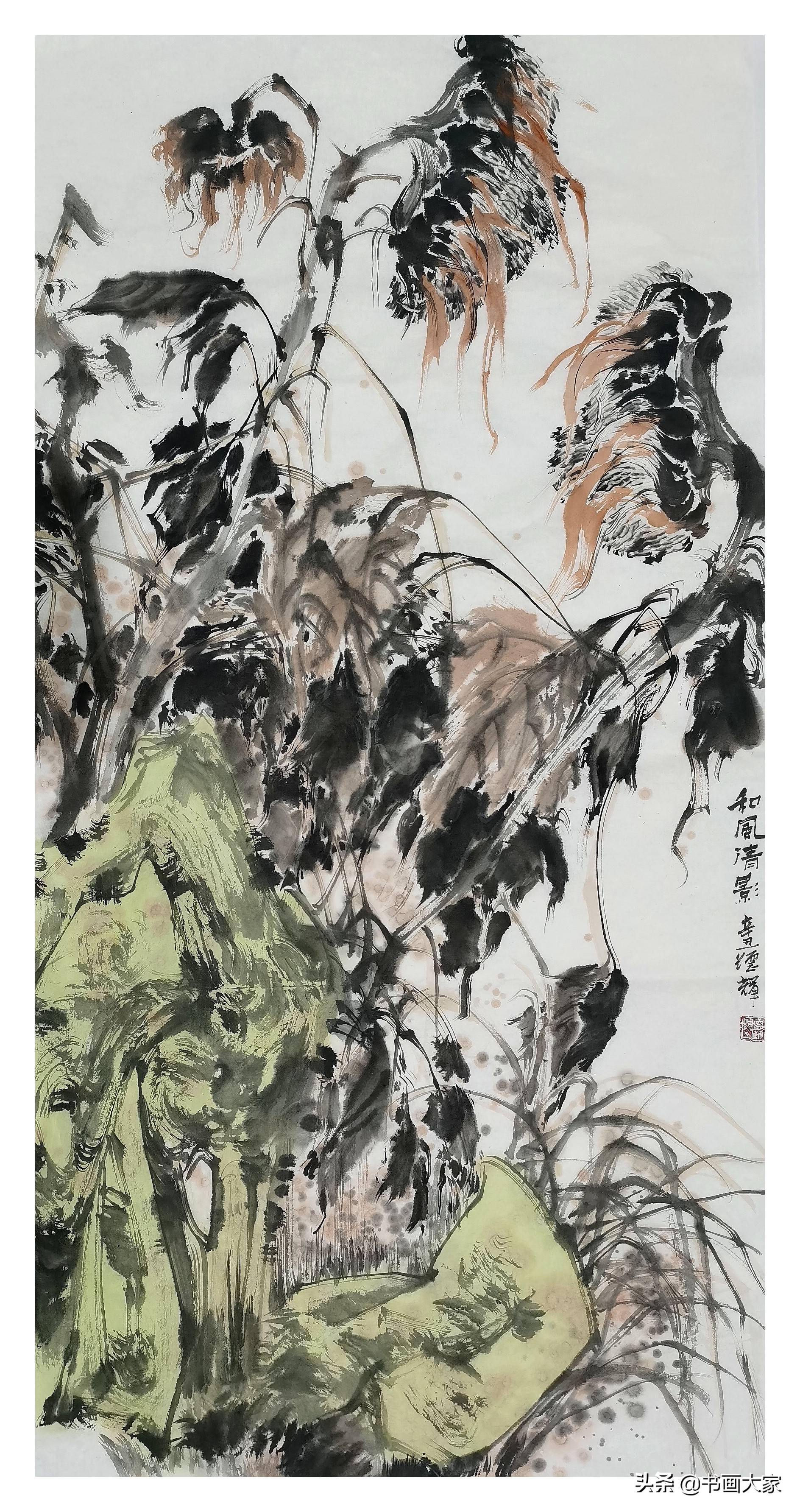 「书画大家」夏德辉花鸟画,怡情之调,气象之境,焕然于