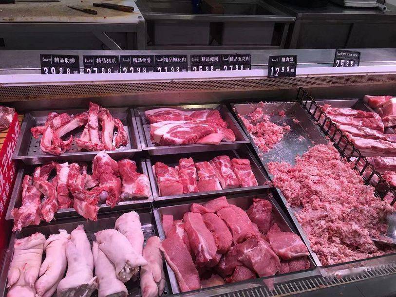 冬季卖大肉超市猪肉陈列标准建议收藏