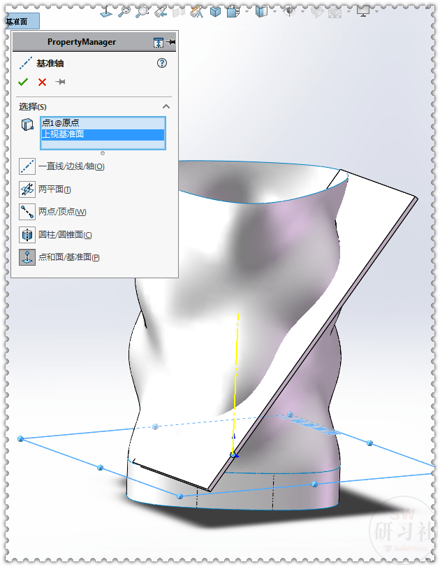 用solidworks画一个:带条纹缝隙的花瓶