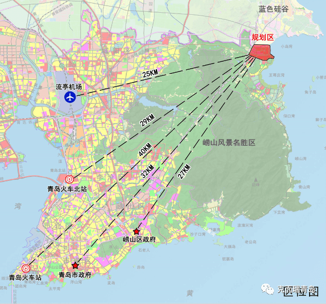 11月23日,青岛崂山湾国际生态健康城大北海片区控制性详细规划公示.