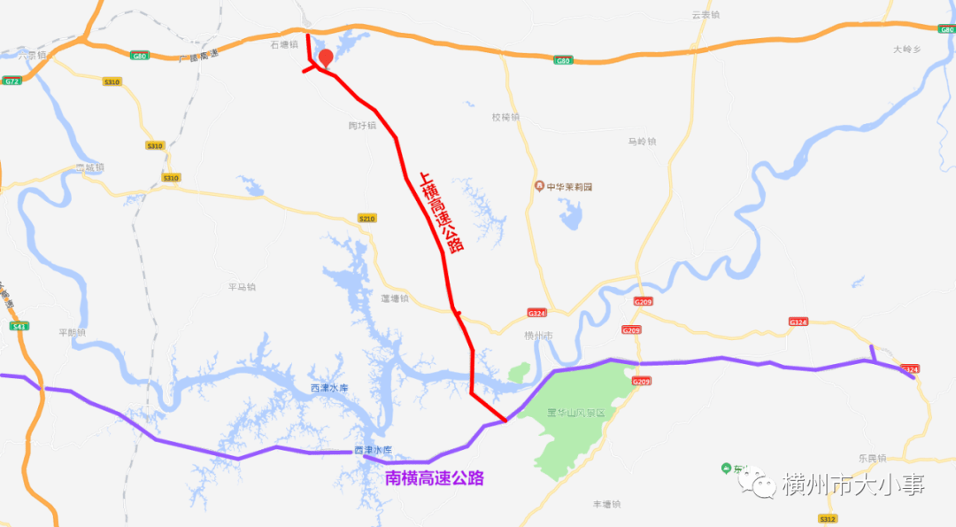 项目概况: 项目在横县路线:起于横县石塘镇大料村,往南经石塘,陶圩