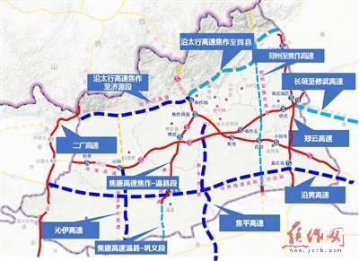 我市在现有"两横三纵"高速公路网络的基础上,将再规划实施