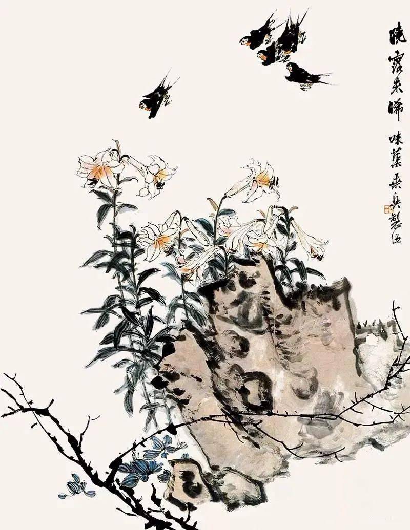 郭味蕖:一笔分几种颜色,这本事,是下乘的_书画_花鸟画