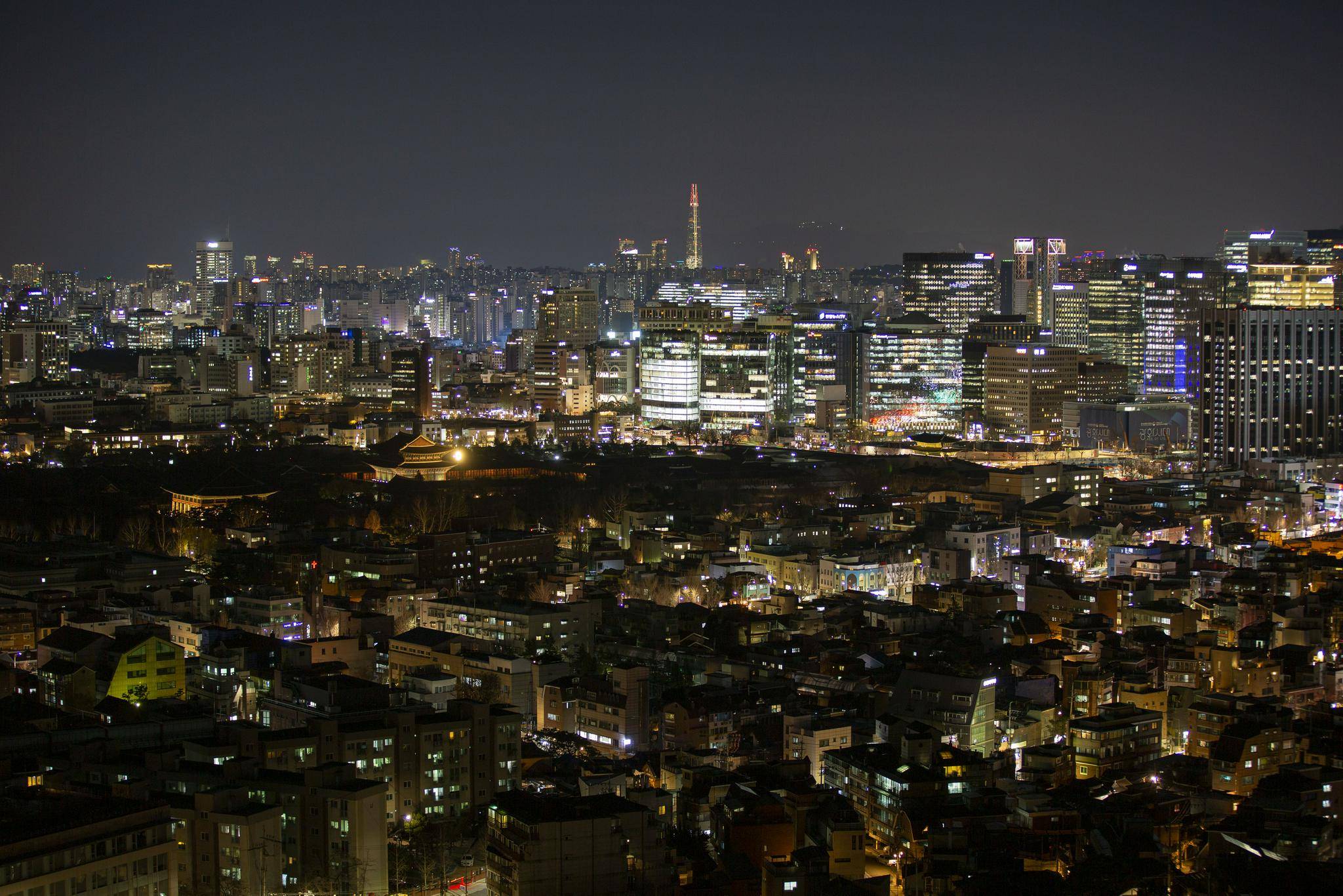 韩国:首尔夜色_王益亮_夜景_城市