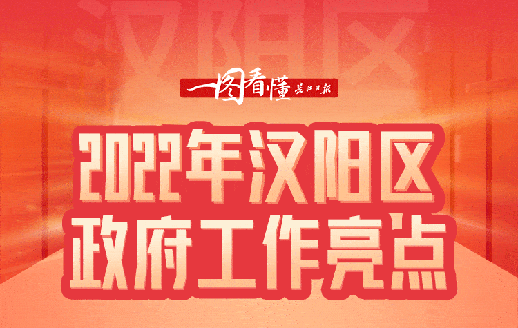 2022年汉阳区政府工作亮点一图看懂