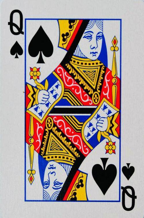 扑克牌的故事黑桃q上的希腊女神雅典娜