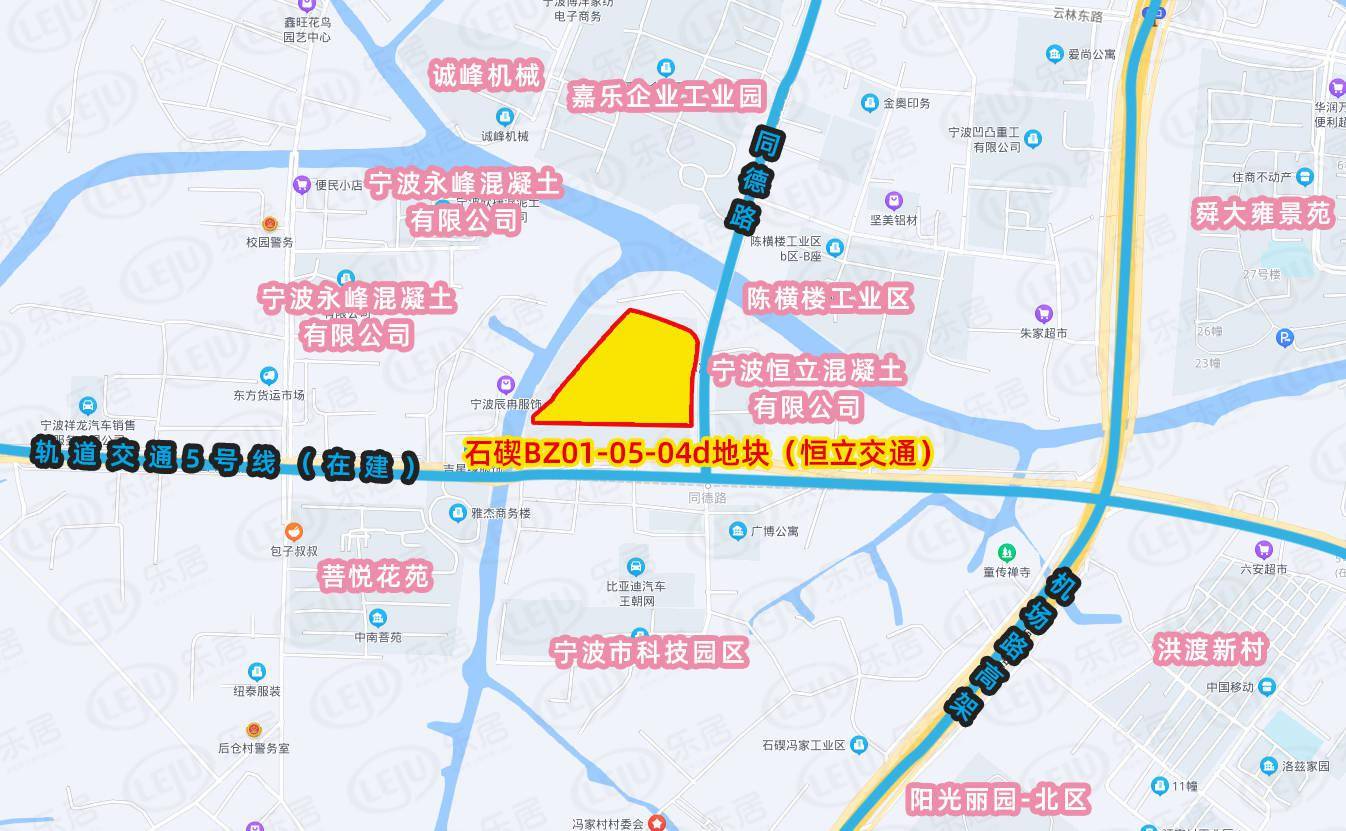 土拍快讯起拍价约6800元㎡海曙区石碶街道一地块挂牌出让