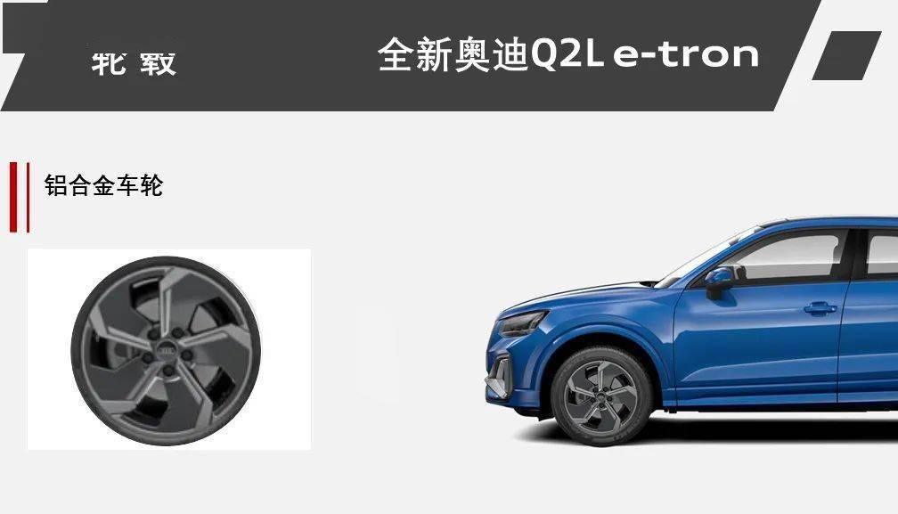 全新奥迪q2l e-tron轮毂