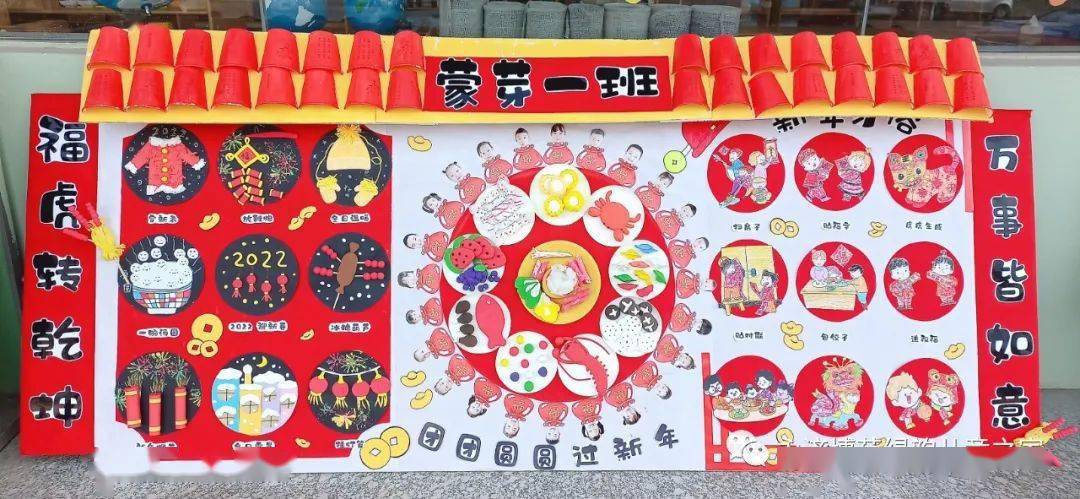 永济博苑活动篇虎年行大运巧手迎新年博苑幼儿园庆元旦61迎新年创意