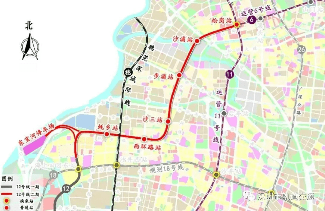 地铁12号线二期线路示意图(以实际建成为准)届时将提升西部区域交往