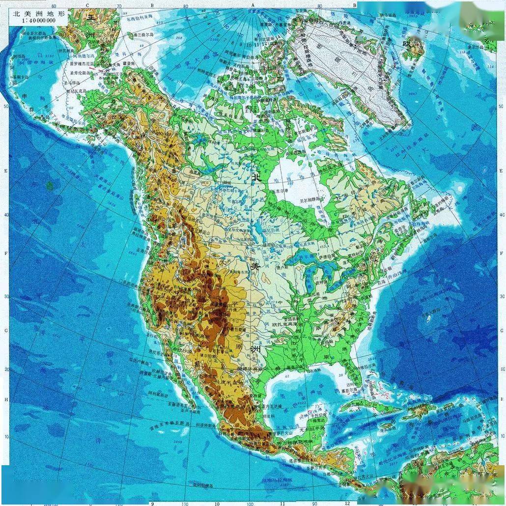 点总结(附中学全册练习高清地图)【收藏备用】100张空白世界地理地图