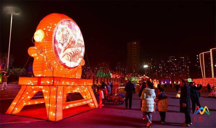流光溢彩 幸福上党_灯展_幸福广场_南站