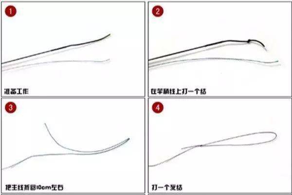 图示竿稍红线与主线的五种绑法,收藏留着后用!_方法