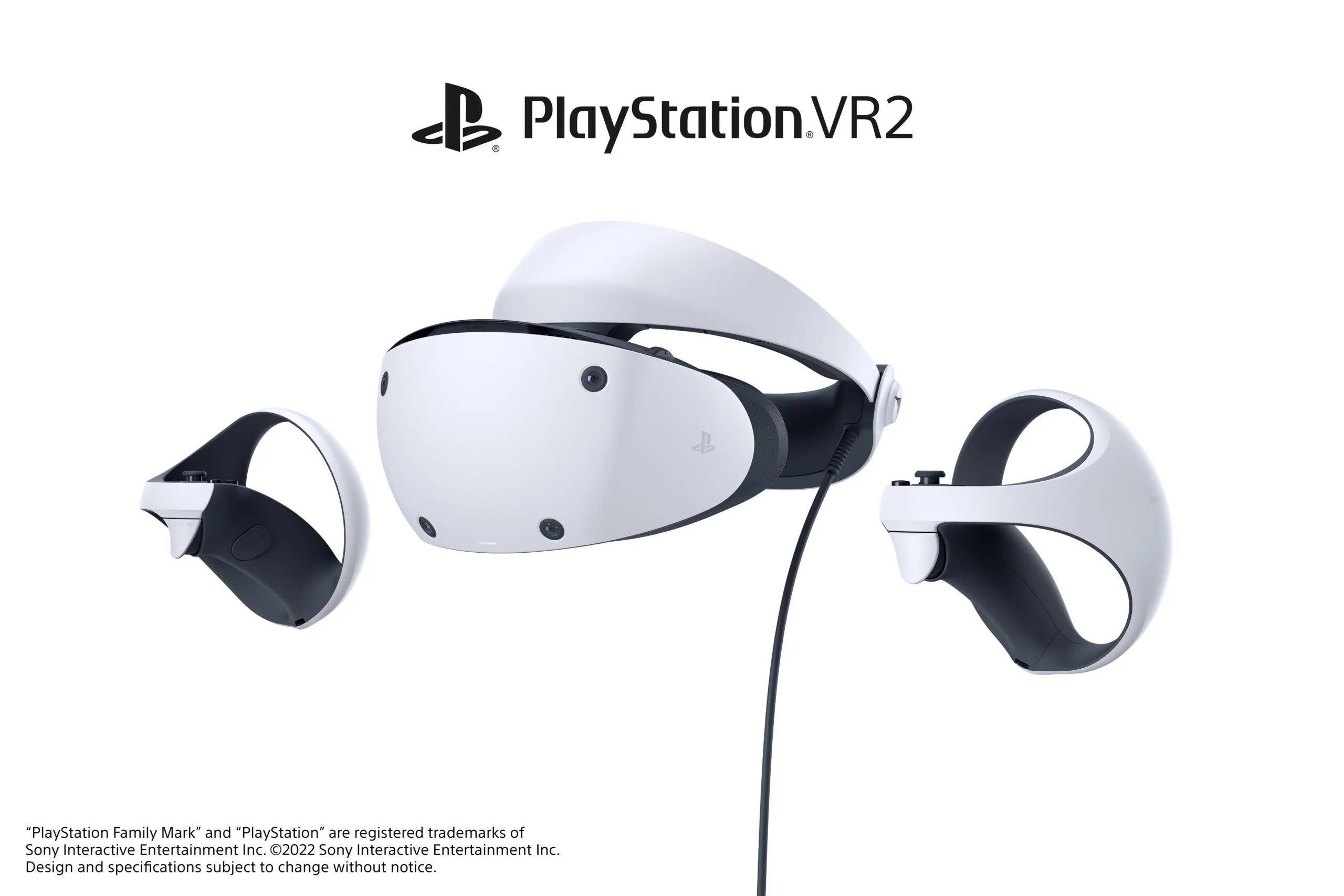 外观方面,playstation vr2 采用了与 ps5 相