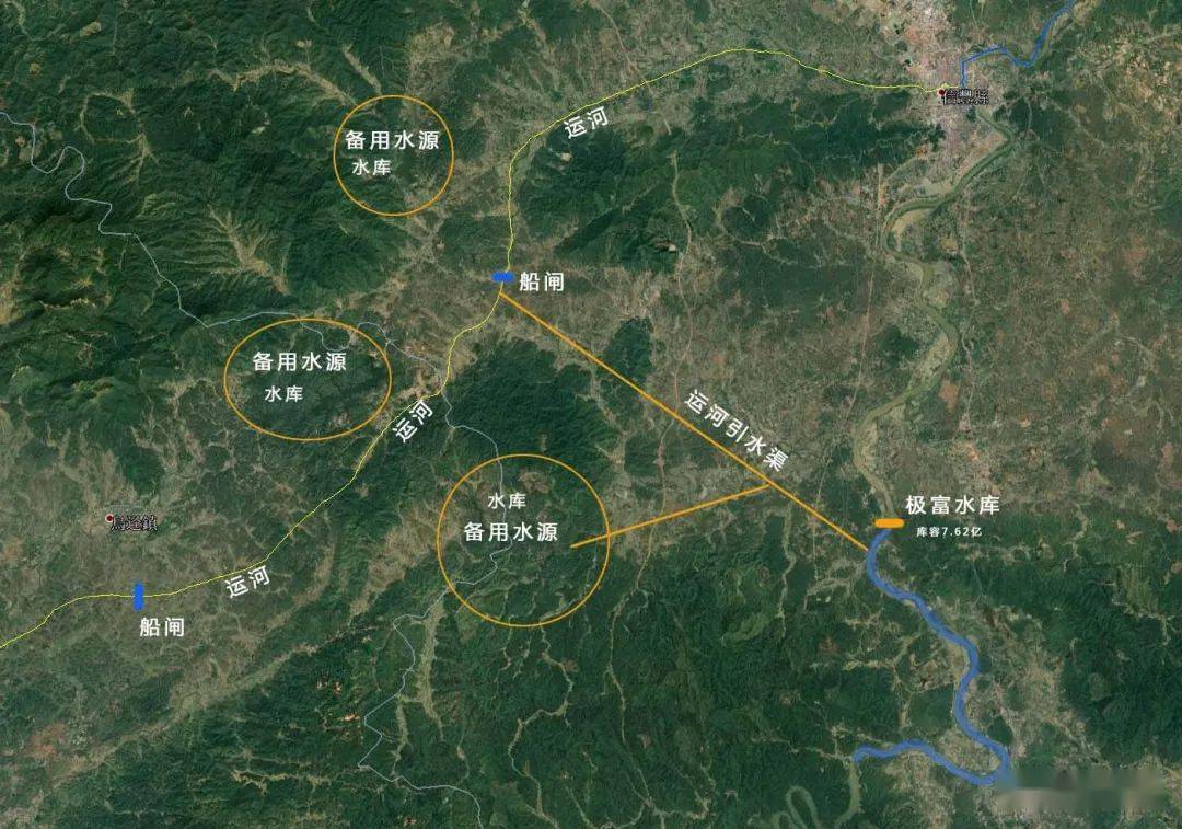 超级工程赣粤运河赣州路线基本确定