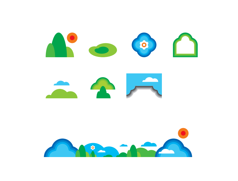 福建省福文化及文旅品牌组合logo发布_全福_设计_字库