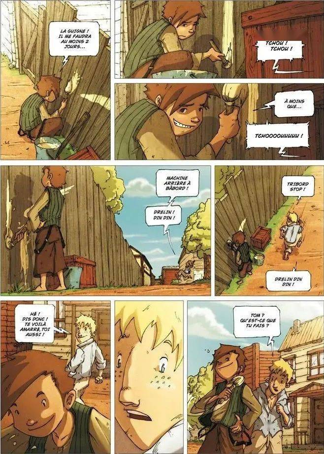【艺术漫插】汤姆索亚历险记 今日漫画《tom sawyer(les