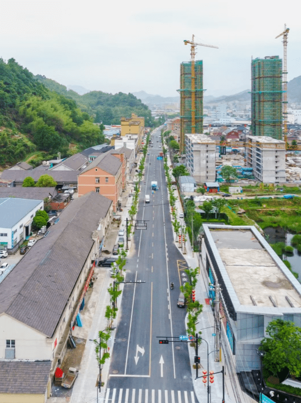 锦南新城福兴街全线通车_道路_临安_项目