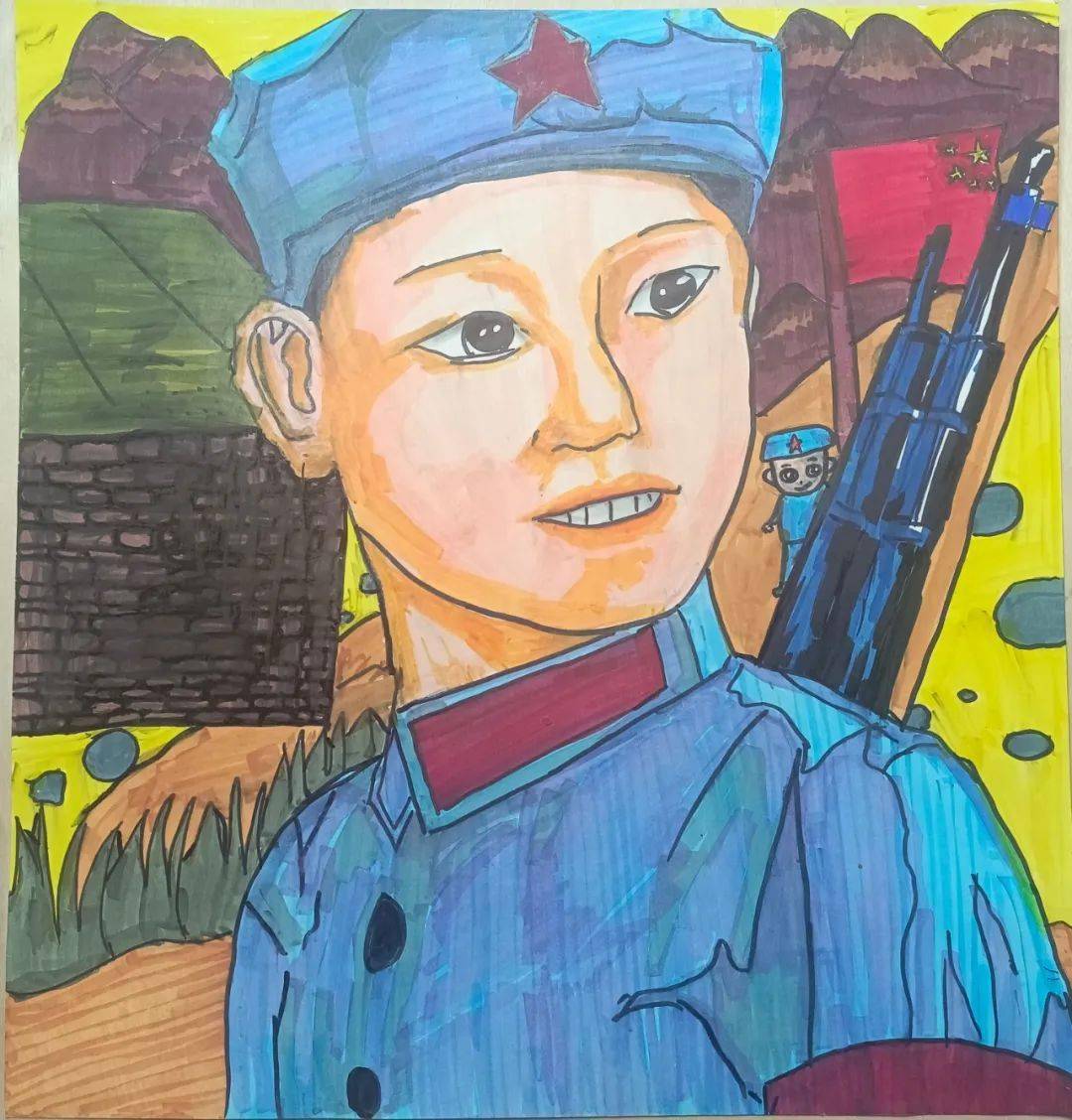 喜迎二十大沂南县庆祝建团100周年青少年绘画作品展