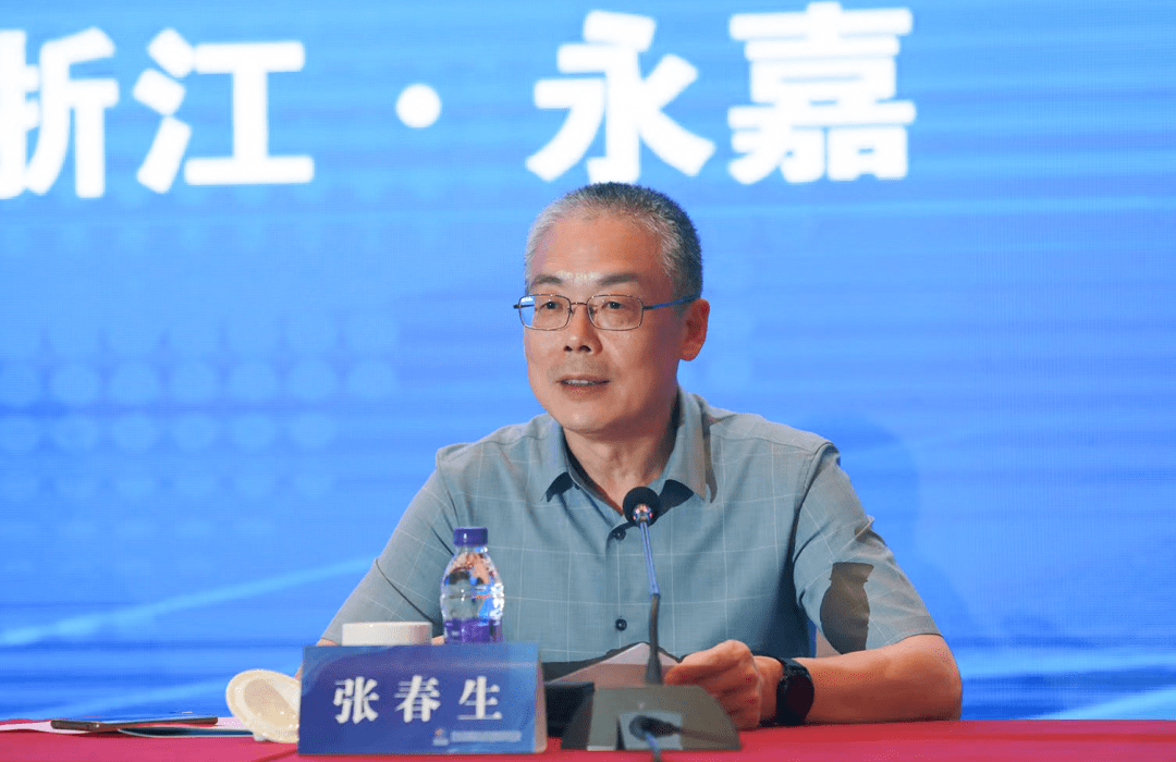 张春生表示永嘉县抽水蓄能电站具备天时地利人和三方面有利条件,华东