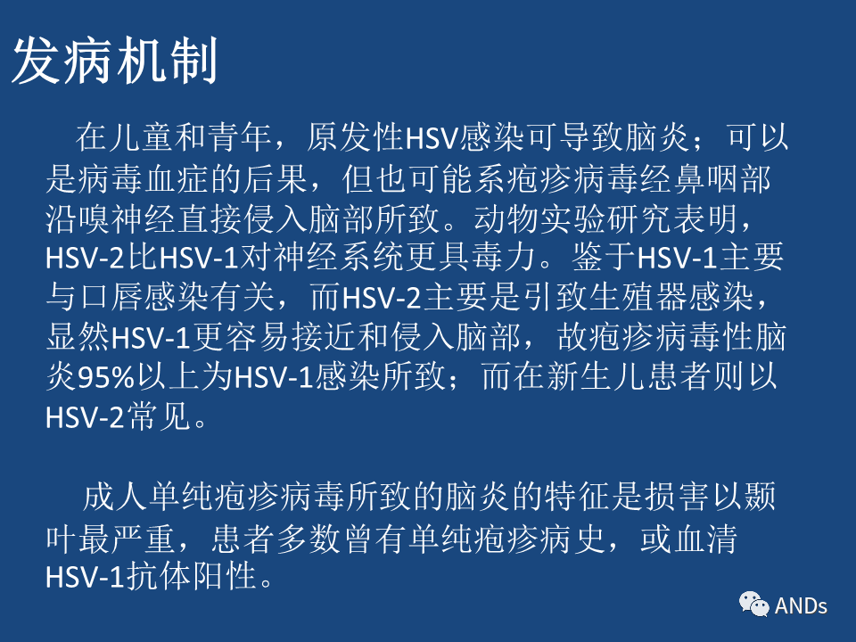 单纯性疱疹性病毒性脑炎