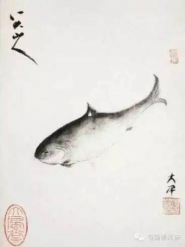 张大千这样画鱼