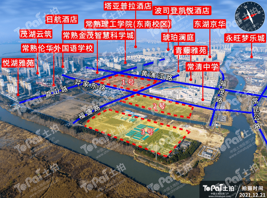 常熟高新区昆承湖畔这8宗地块给你惊喜