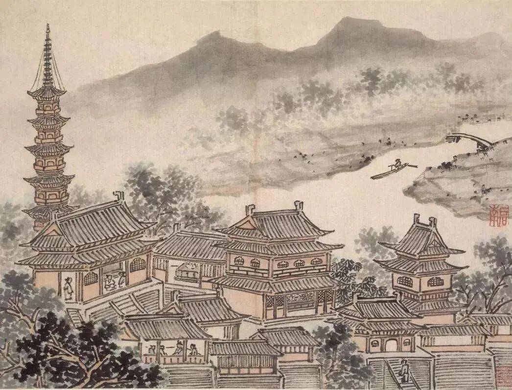 跟着沈周逛江南,感受文人清雅_苏州_虎丘_册页