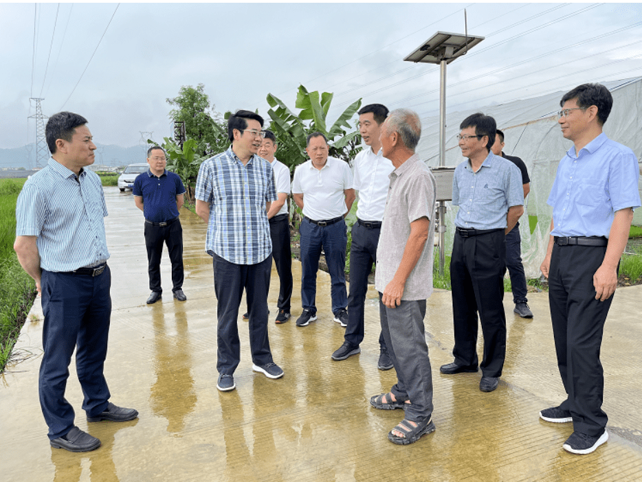 农业农村部国际合作司韦正林副司长来闽调研粮食生产