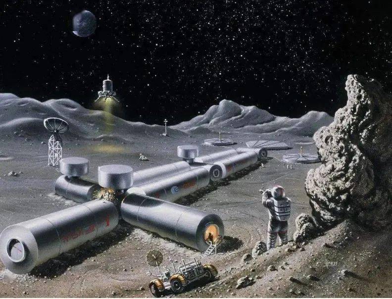 而月球基地也将是人类飞向深空的"跳板"和"中转站,成为熟悉外星球