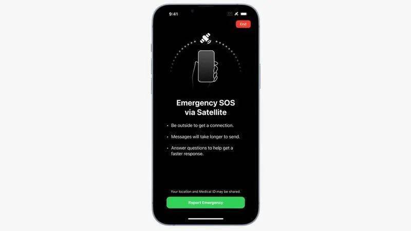 9 月 15 日消息,所有四款 iphone 14 型号都包括新的卫星通讯紧急 sos