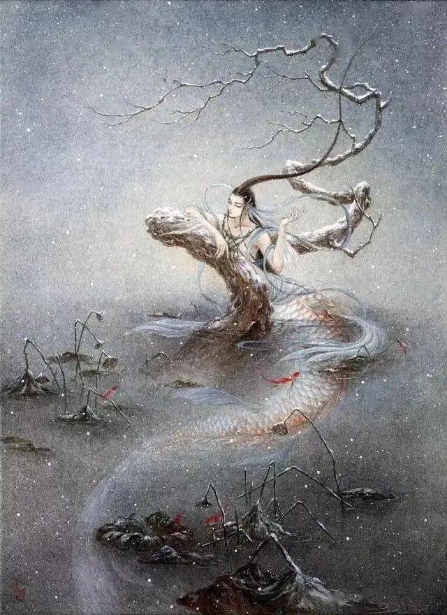 看起来,确是人面的兽;九头的蛇;一脚的牛;袋子似的帝江;没有头而"以乳