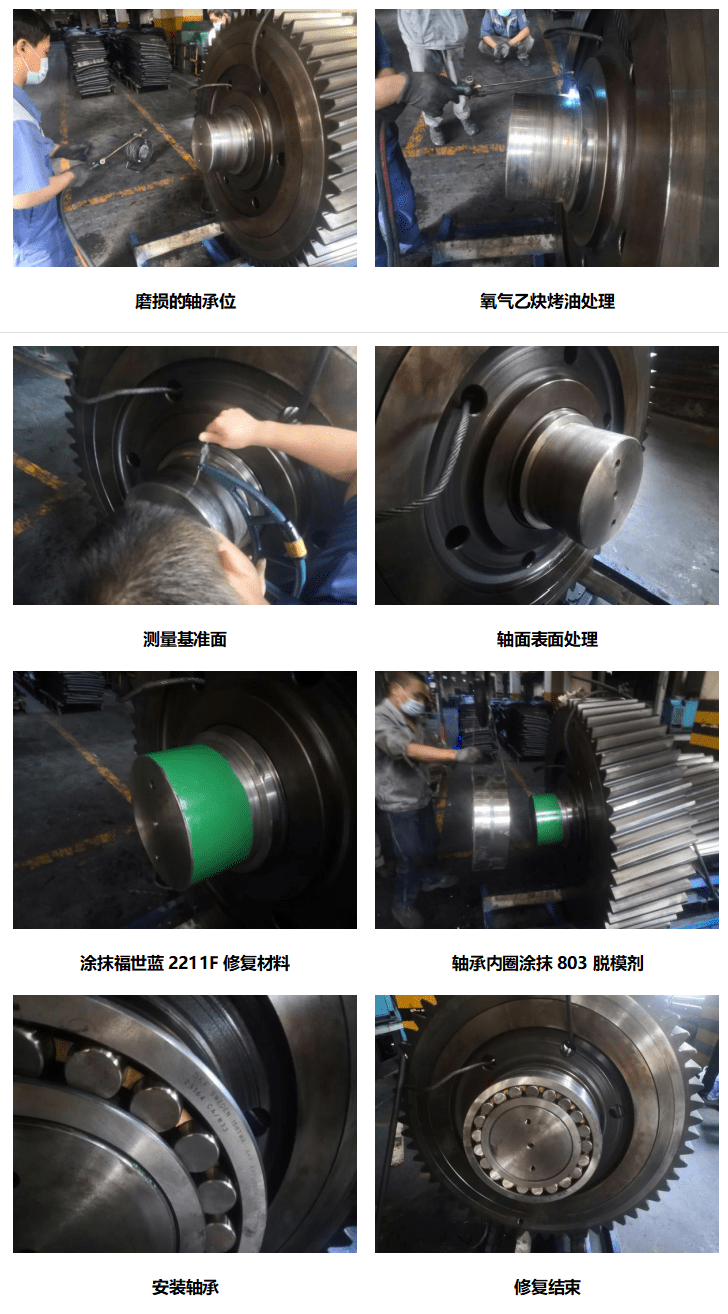 减速机轴承跑内圈,轴承位磨损在线修复技巧_处理_企业_工艺