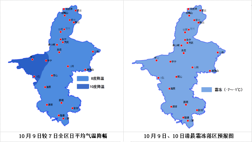 大风,强降温,霜冻,降水天气过程据宁夏气象台最新预报,预计未来一周