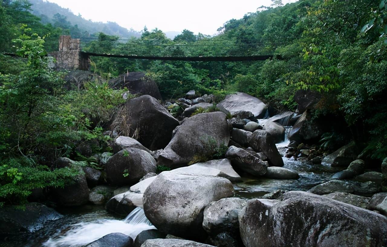 广西一唯美的雨林景区，景区之内有奇石幽谷，还形成了多处瀑布群