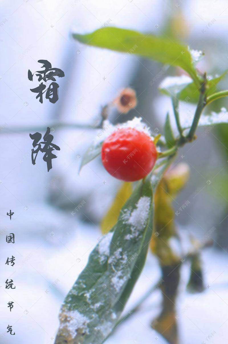 霜降节气文案祝福语大全100句