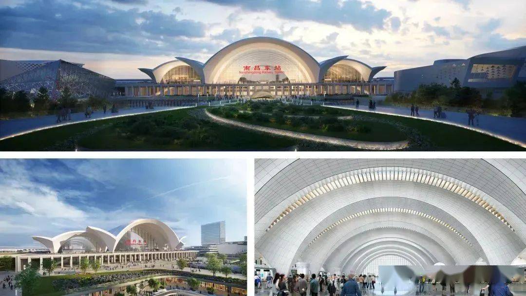 力争2023年底实现交付通车！南昌东站主站房区承轨层主体结构施工完成！开云 开云体育平台(图3)