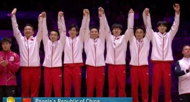 世锦赛奖牌榜：中国跃升至第1！男团4个单项排名第1力克国外夺金