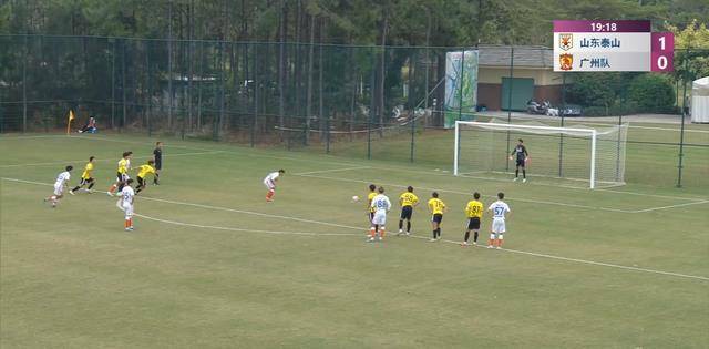 u21联赛泰山队4-1大胜,方昊神勇大四喜,郝伟真该