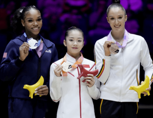最末排名：美国第1中国第2日本第3，中国奥运冠军成世锦赛5金王