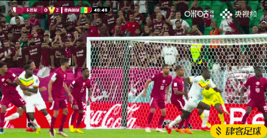 世界杯-卡塔尔1-3塞内加尔，东道主斩首球
