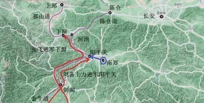 218年四月刘备沿着金牛道到达了汉中的阳平关,与夏侯渊对峙,刘备打了