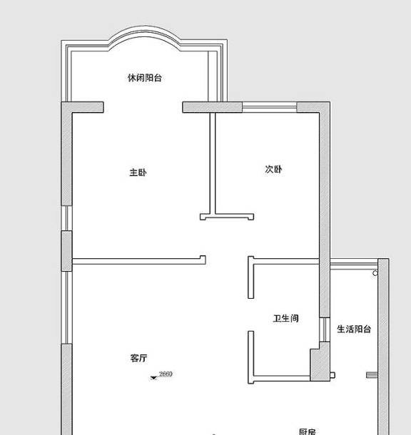 63平米简欧气概，小户型也能拆出“大”家的觉得，关键看设想