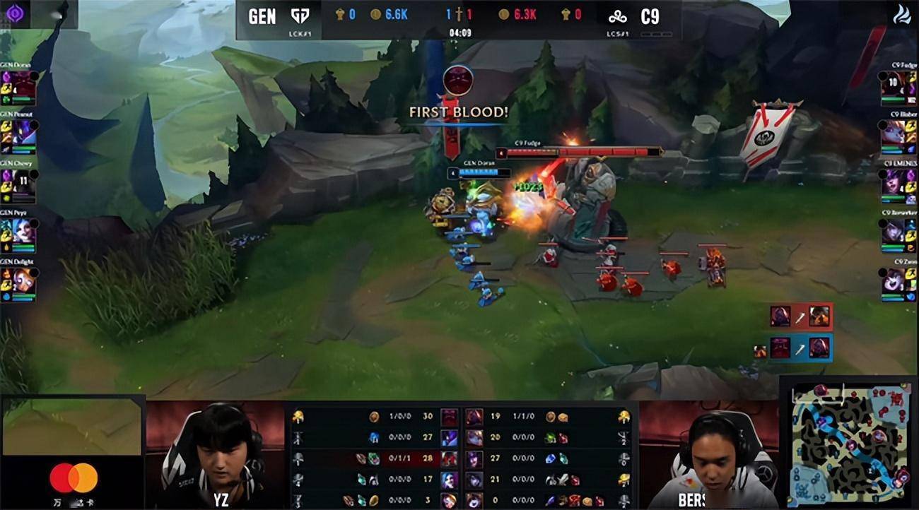 LOL-MSI：Chovy泰坦夺命三连钩逆转团战，GEN 3-0裁减C9